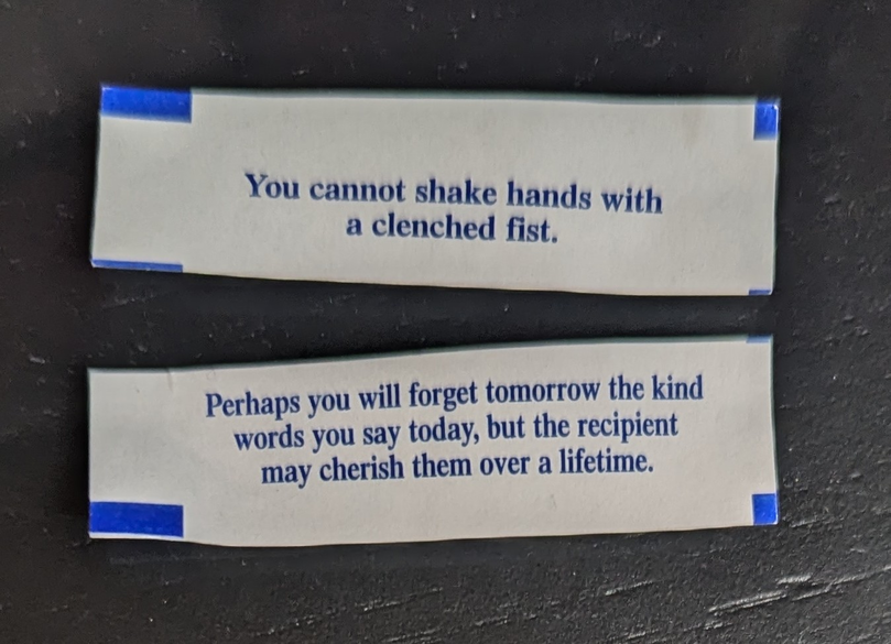 Fortune Cookies November 2, 2024