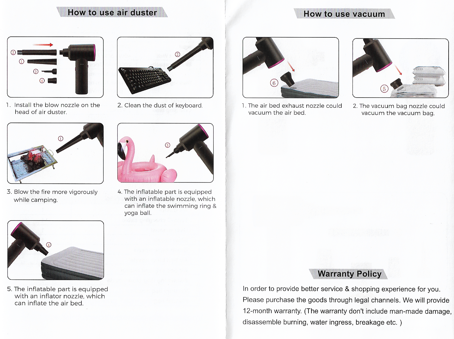 battery powered blower instructions