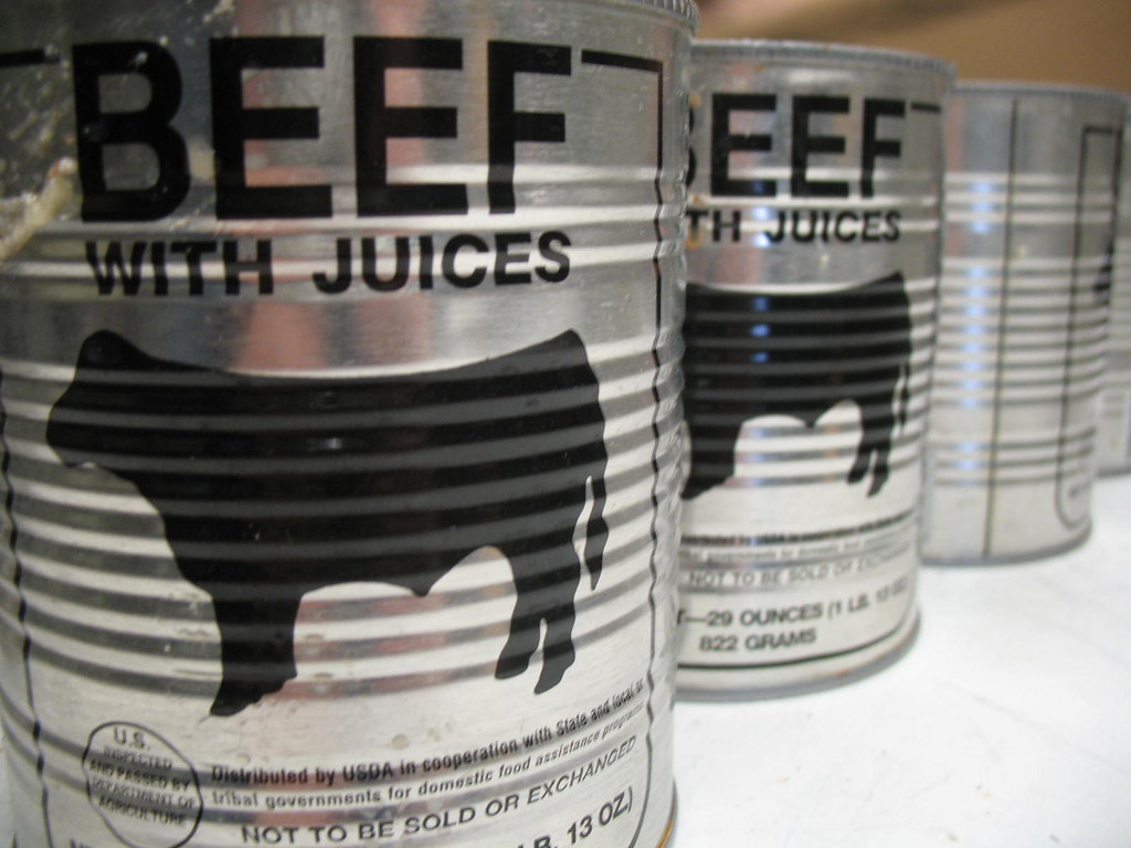 canned beef