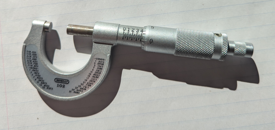 General brand micrometer