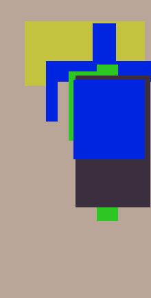 running xterm illustrating its unusual scroll bar